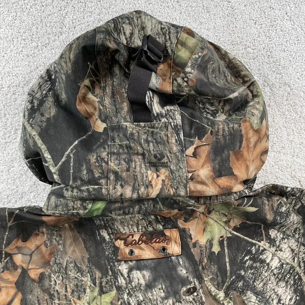 Cabelas Dry-Plus Mossy Oak Camo Hunting Jacket Thinsulate Insulated Mens XL Reg